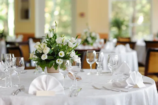 Conjunto de mesa para uma festa de evento ou casamento Imagens De Bancos De Imagens