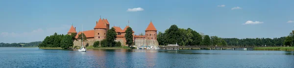 Panorama zamku trakai — Zdjęcie stockowe