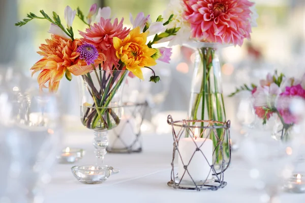 Table set for an event party — Stock Photo, Image