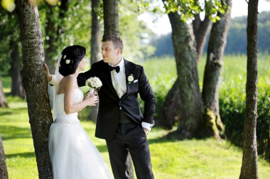 Güzel gelin ve damat