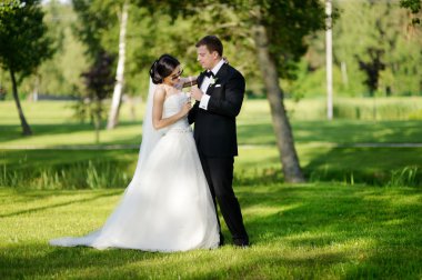 Güzel gelin ve damat