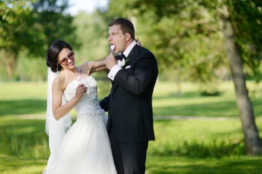 Güzel gelin ve damat