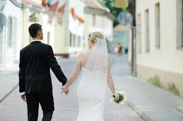 幸せな花嫁と花婿 — ストック写真