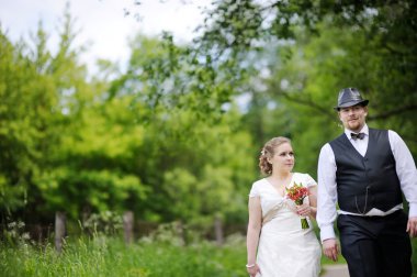 Güzel gelin ve damat