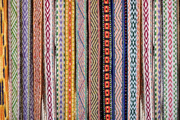 Detalle de un tejido lituano tradicional — Foto de Stock