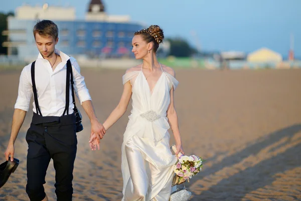 Ślub na plaży — Zdjęcie stockowe