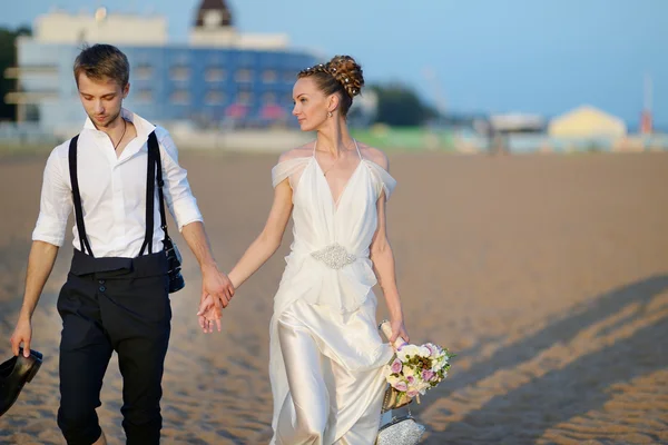 Strandbröllop — Stockfoto