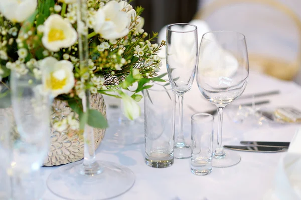 Table setting for an event party — Stock Photo, Image