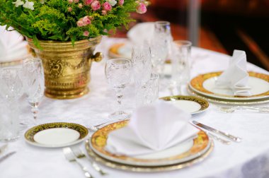 Bir olay parti için Tablo ayarı