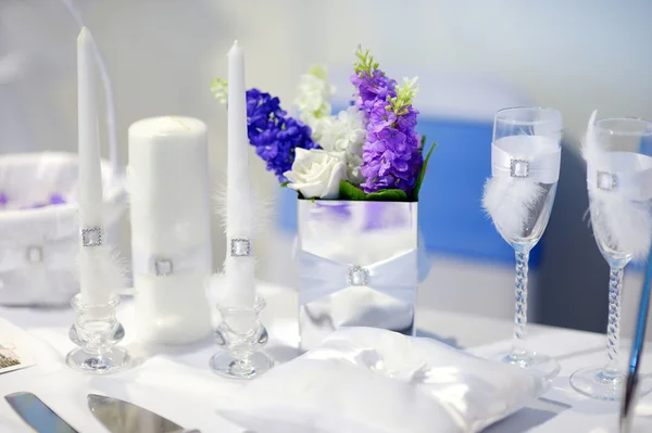 Table setting for an event party — Stock Photo, Image