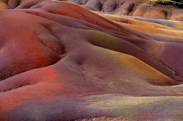 Camarel sete Terras coloridas na Maurícia — Fotografia de Stock