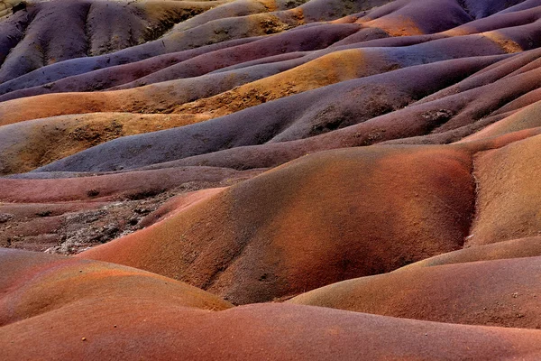 Chamarel seven coloured earths on Mauritius Stock Picture