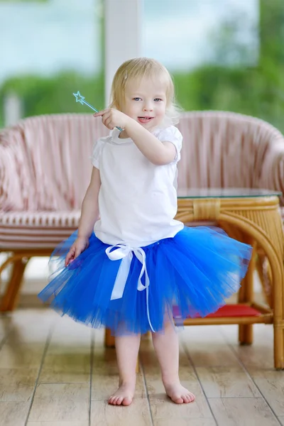 Little girl dressed as fairy — Stock Photo, Image