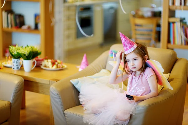 Menina vestida como fada — Fotografia de Stock