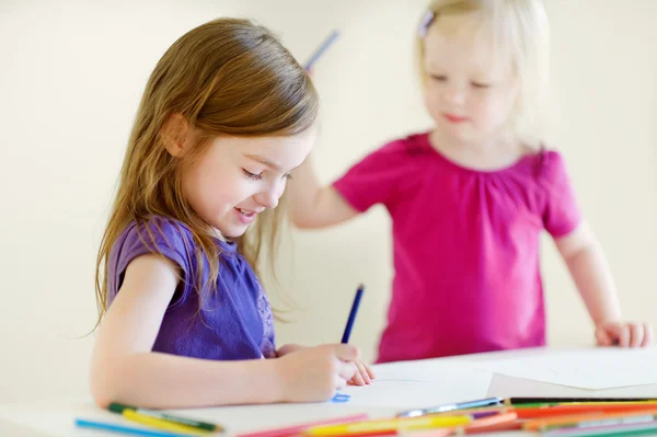 Zusters tekening — Stockfoto