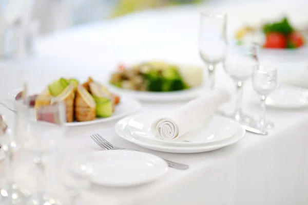 Table set for event — Stock Photo, Image