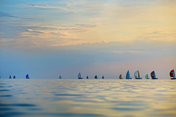 Boten op zee — Stockfoto