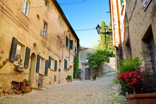 Encantadoras Calles Antiguas Volterra Conocidas Por Rico Patrimonio Etrusco Ubicadas — Foto de Stock