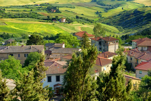 Stunning Surroundings Medieval Town Volterra Known Fot Its Rich Etruscan — Stock Photo, Image