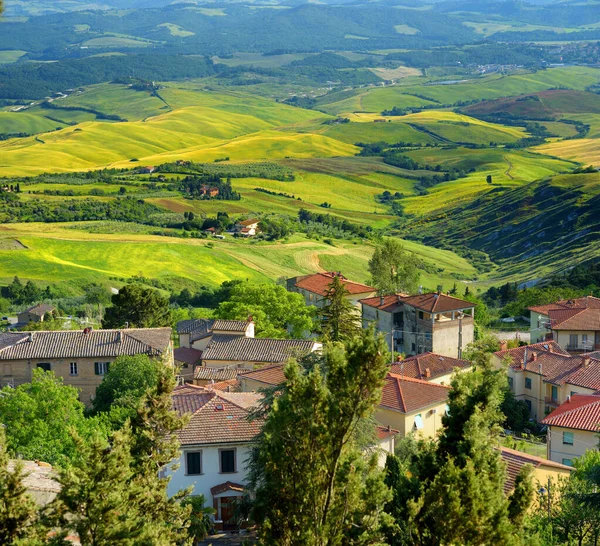Stunning Surroundings Medieval Town Volterra Known Fot Its Rich Etruscan — Stock Photo, Image