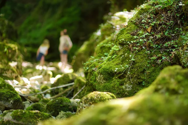 Botro Buchi Del Diavolo Devil Gorge Rocky Gorge Hiking Trail — Stock Photo, Image