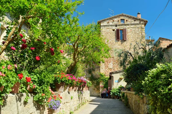 Pienza Italy June 2019 Streets Pienza Village Located Beautiful Tuscany — Stock Photo, Image