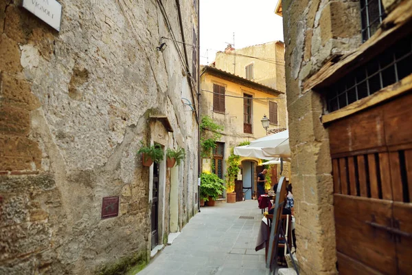 Pitigliano Talya Haziran 2019 Küçük Kudüs Olarak Bilinen Volkanik Tufa — Stok fotoğraf