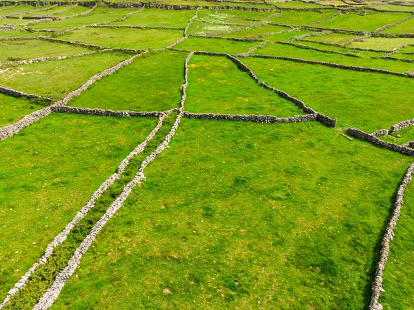 Letecký Pohled Inishmore Nebo Inis Mor Největší Arských Ostrovů Zátoce — Stock fotografie