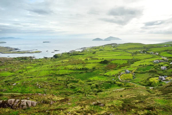 Beautiful View Derrynane Bay Iveragh Peninsula Famous Picturesque Ring Kerry — Stock fotografie
