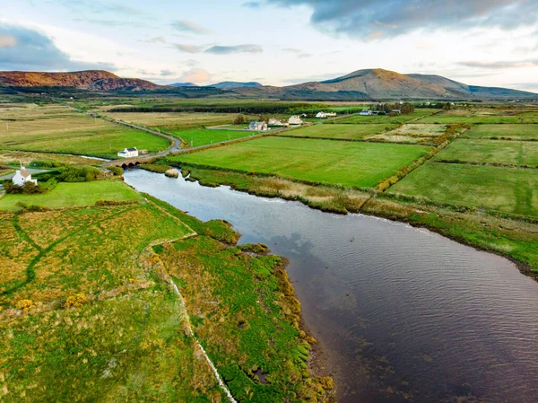 Beautidul Krajobraz Parku Narodowego Killarney Pochmurny Dzień Wędrówki Piesze Hrabstwie — Zdjęcie stockowe