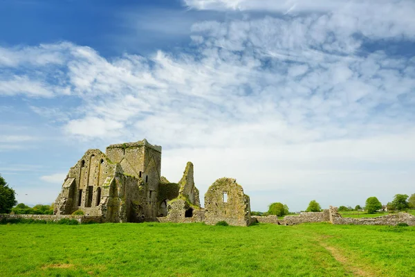 Hore Abbey, yıkık Cistercian Manastırı yakınındaki Cashel Rock, County Tipperary, Ireland