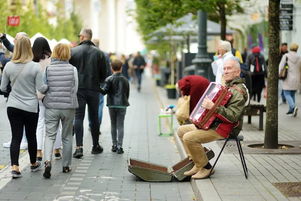 Vilnius Lituânia Setembro 2021 Pessoas Que Participam Feira Anual Das — Fotografia de Stock