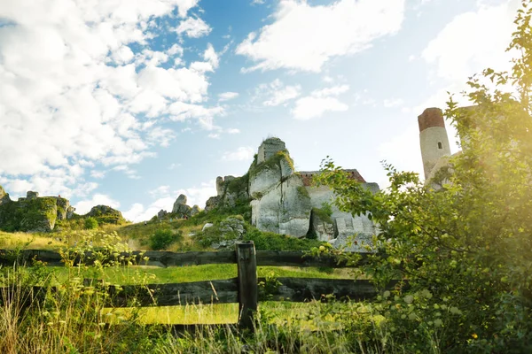 Castle Olsztyn One Most Well Known Picturesque Remnants Legendary Complex — Stock Photo, Image