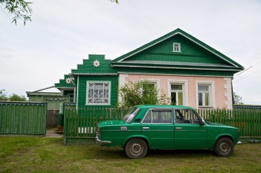 het beeld van typisch ouderwetse huis
