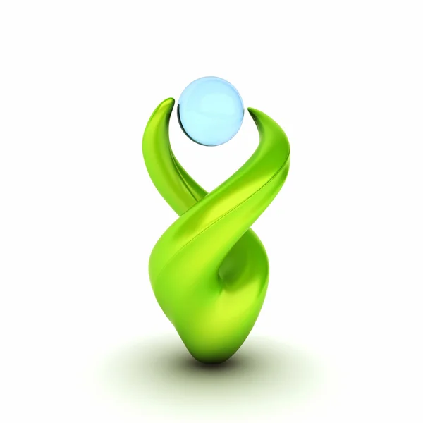 Yeşil kavramı sembol — Stok fotoğraf
