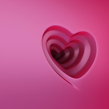 Spiral kalp Menekşe arka plan