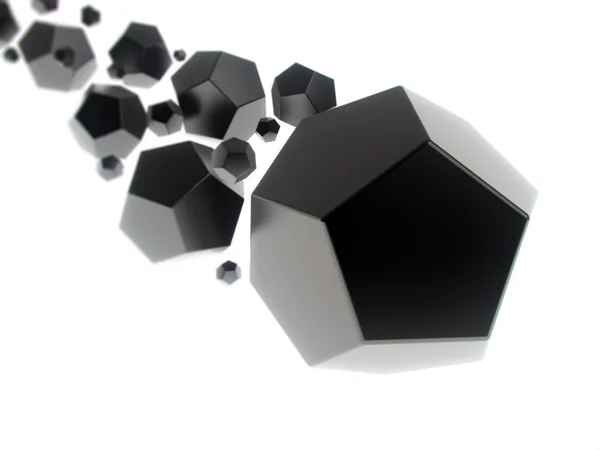 Formas geométricas (meteorito ) — Foto de Stock