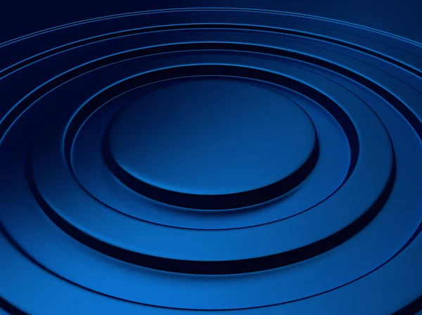 Blue metallic background circle — Stock Photo, Image