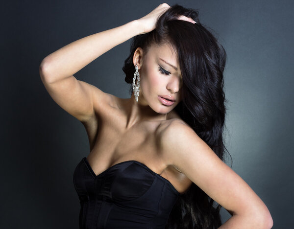 Fashion photo of young lady