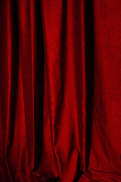 Red curtain. — Stock Photo, Image