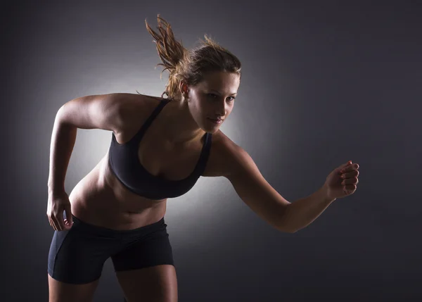 Mujer corriendo — Foto de Stock