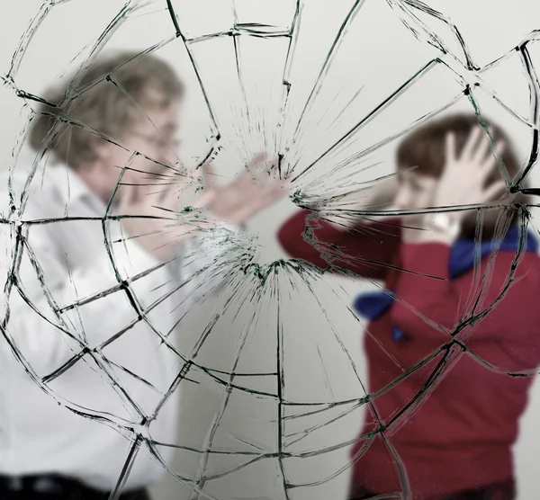 Een man en vrouw ruzie. — Stockfoto