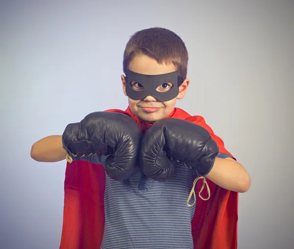 Superhero kid — Stock Photo, Image