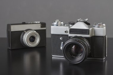 Vintage film fotoğraf makinesi