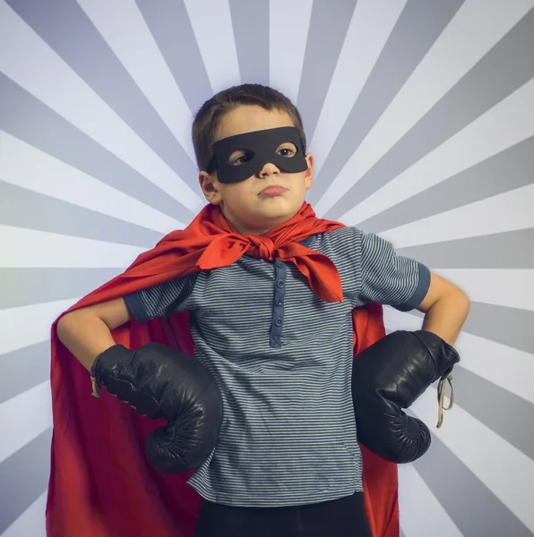 Superhero kid — Stock Photo, Image