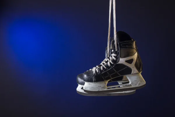 Paire de patins de hockey — Photo