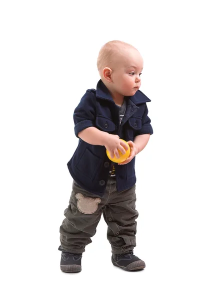 Boy with ball — Stock Photo, Image