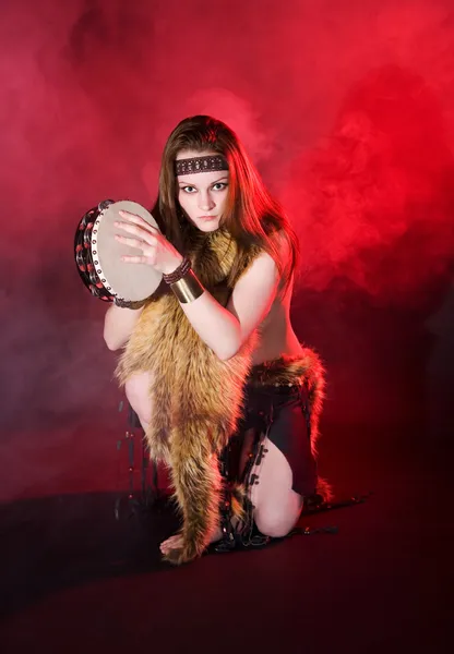 Shaman woman — Stock Photo, Image