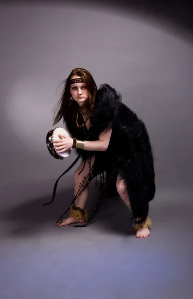 Şaman kadın — Stok fotoğraf