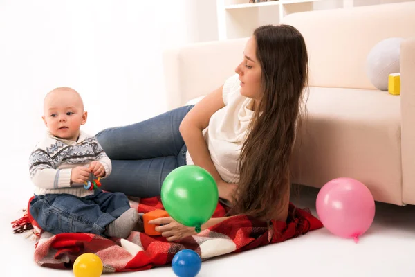 Mãe com filho — Fotografia de Stock